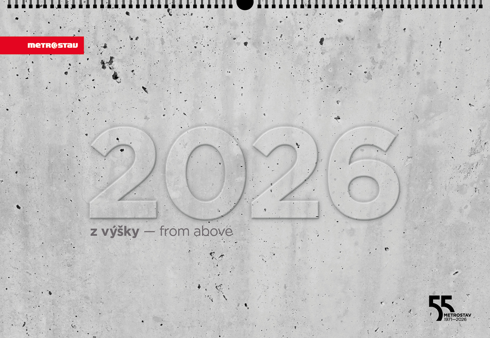 Kalendář nástěnný Metrostav 2026